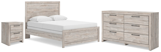 Broachmyn Gray Queen Panel Bed, Dresser and Nightstand (Online Special Price) - Ornate Home