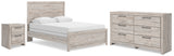 Broachmyn Gray Queen Panel Bed, Dresser and Nightstand - Ornate Home