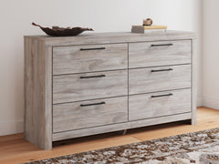 Broachmyn Gray Queen Panel Bed, Dresser and Nightstand - Ornate Home