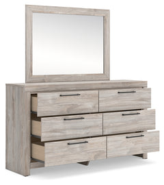 Broachmyn Gray Twin Panel Bed, Dresser and Mirror - Ornate Home