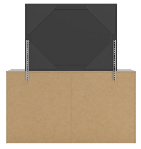 Broachmyn Gray Twin Panel Bed, Dresser and Mirror - Ornate Home