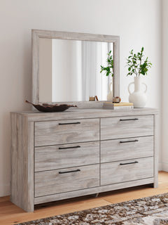 Broachmyn Gray Twin Panel Bed, Dresser and Mirror - Ornate Home