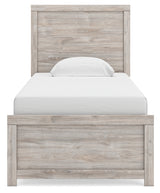 Broachmyn Gray Twin Panel Bed (Online Special Price) - Ornate Home