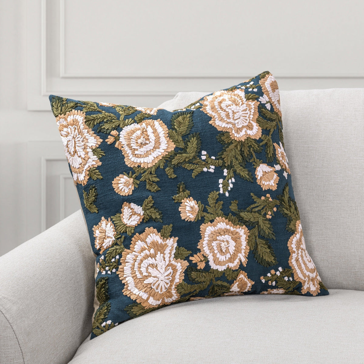 Broadmoor Pond Blue 18"x18" Throw Pillow (Set of 2)