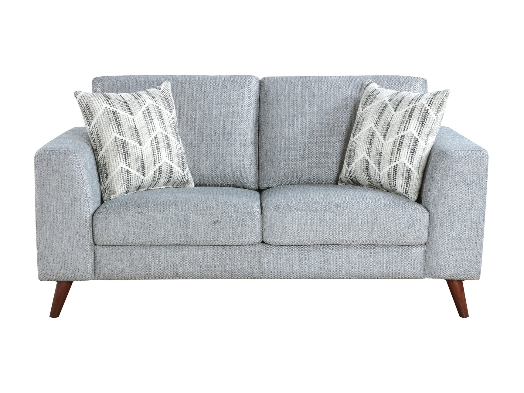 Broadway Gray Loveseat - Ornate Home