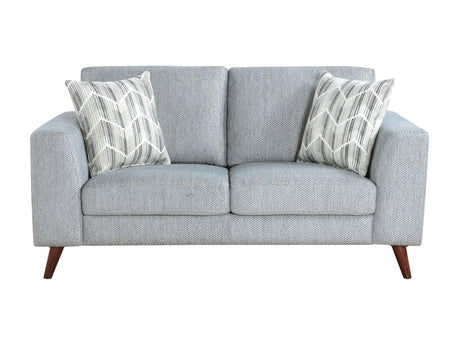 Broadway Gray Loveseat - Ornate Home