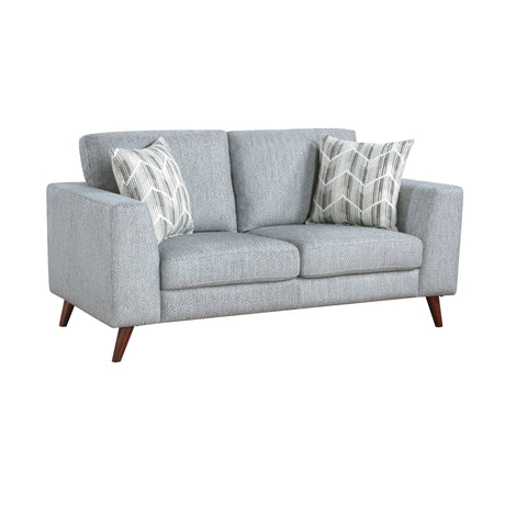 Broadway Gray Loveseat - Ornate Home