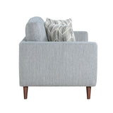 Broadway Gray Loveseat - Ornate Home
