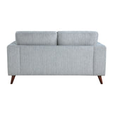 Broadway Gray Loveseat - Ornate Home