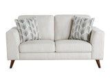 Broadway Silver Cloud Loveseat - Ornate Home