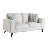 Broadway Silver Cloud Loveseat - Ornate Home
