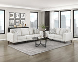 Broadway Silver Cloud Loveseat - Ornate Home