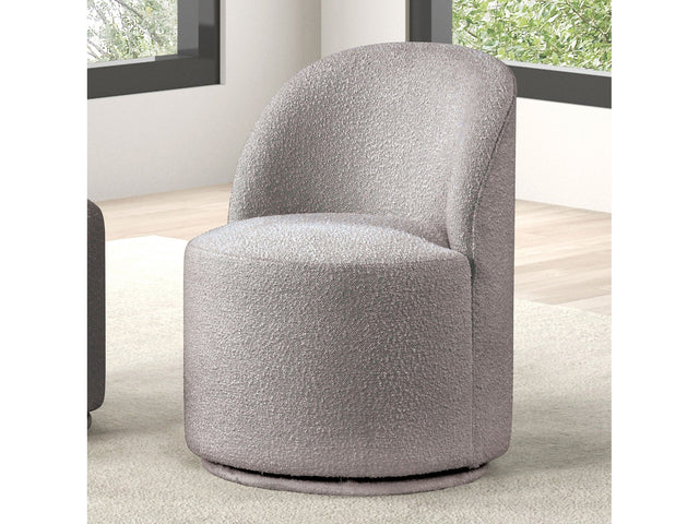 Broager Light Gray Swivel Chair - Ornate Home
