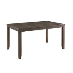 Brock Dark Walnut 60" 7PC Dining Set - Ornate Home