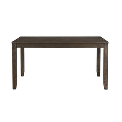 Brock Dark Walnut 60" 7PC Dining Set - Ornate Home