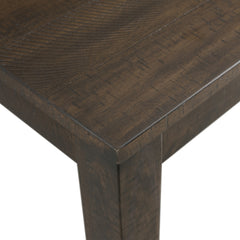 Brock Dark Walnut 60" 7PC Dining Set - Ornate Home