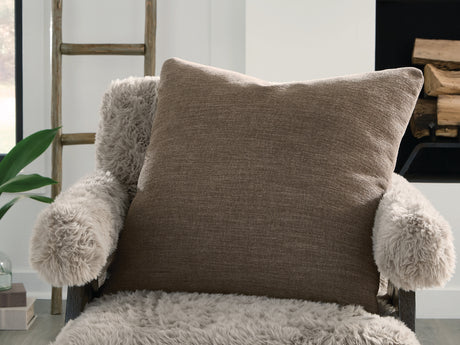 Brockbert Brown Pillow (Set of 4) - Ornate Home