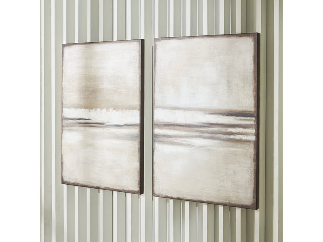 Brockdunn Tan/Brown Wall Art (Set of 2) (Online Special Price) - Ornate Home