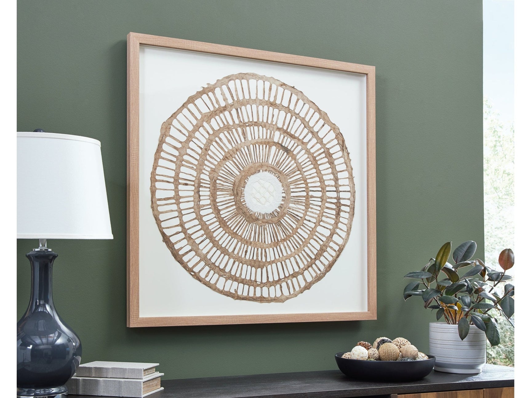 Brockham Brown Wall Decor - Ornate Home