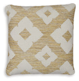 Brockner Next-Gen Nuvella Brown/Yellow Pillow (Online Special Price) - Ornate Home
