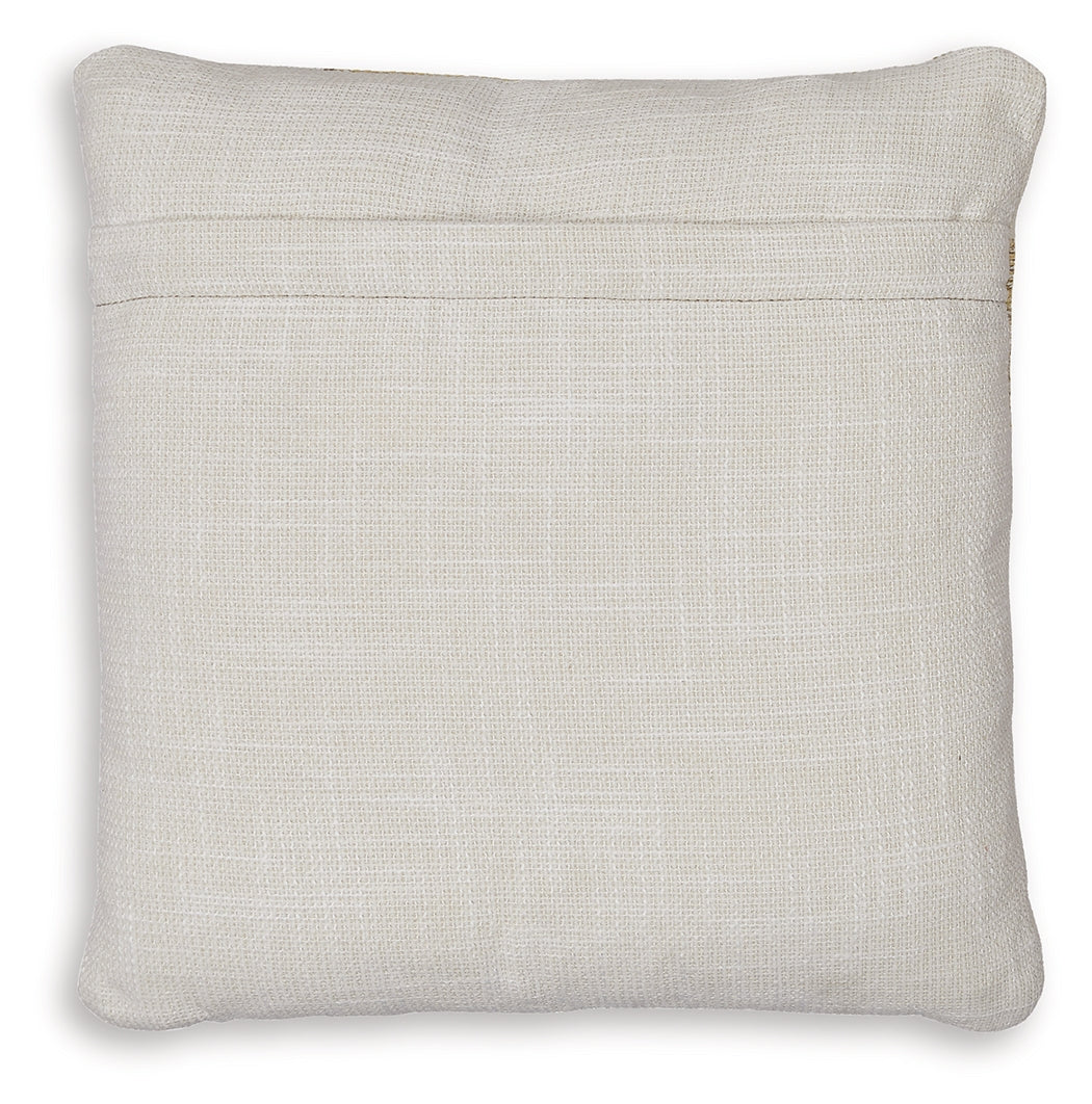 Brockner Next-Gen Nuvella Brown/Yellow Pillow (Online Special Price) - Ornate Home
