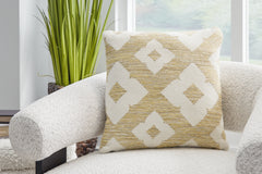 Brockner Next-Gen Nuvella Brown/Yellow Pillow - Ornate Home