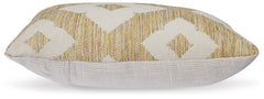 Brockner Next-Gen Nuvella Brown/Yellow Pillow - Ornate Home