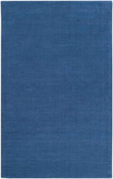 Brockton Solid Blue Wool Rug - Ornate Home
