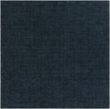 Brockton Solid Dark Blue Wool Rug - Ornate Home