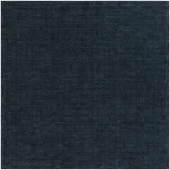 Brockton Solid Dark Blue Wool Rug - Ornate Home