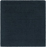 Brockton Solid Dark Blue Wool Rug - Ornate Home