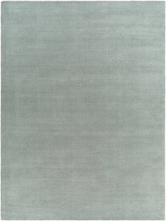 Brockton Solid Dusty Sage Wool Rug - Ornate Home