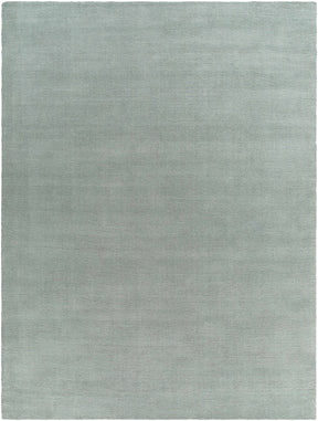 Brockton Solid Dusty Sage Wool Rug - Ornate Home