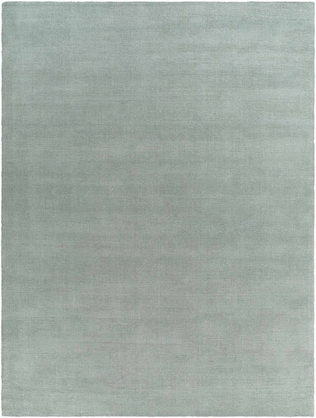 Brockton Solid Dusty Sage Wool Rug - Ornate Home