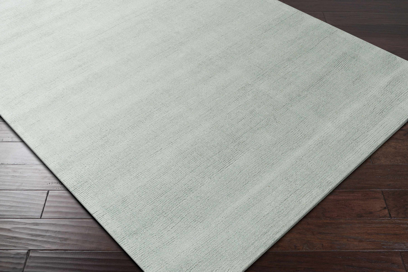 Brockton Solid Dusty Sage Wool Rug - Ornate Home