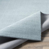 Brockton Solid Dusty Sage Wool Rug - Ornate Home