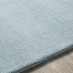 Brockton Solid Dusty Sage Wool Rug - Ornate Home