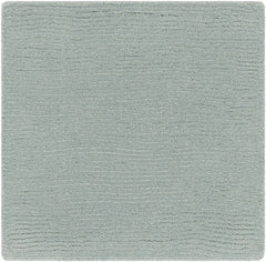 Brockton Solid Dusty Sage Wool Rug - Ornate Home