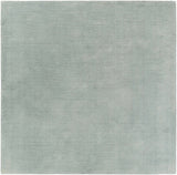 Brockton Solid Dusty Sage Wool Rug - Ornate Home