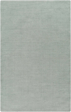 Brockton Solid Dusty Sage Wool Rug - Ornate Home