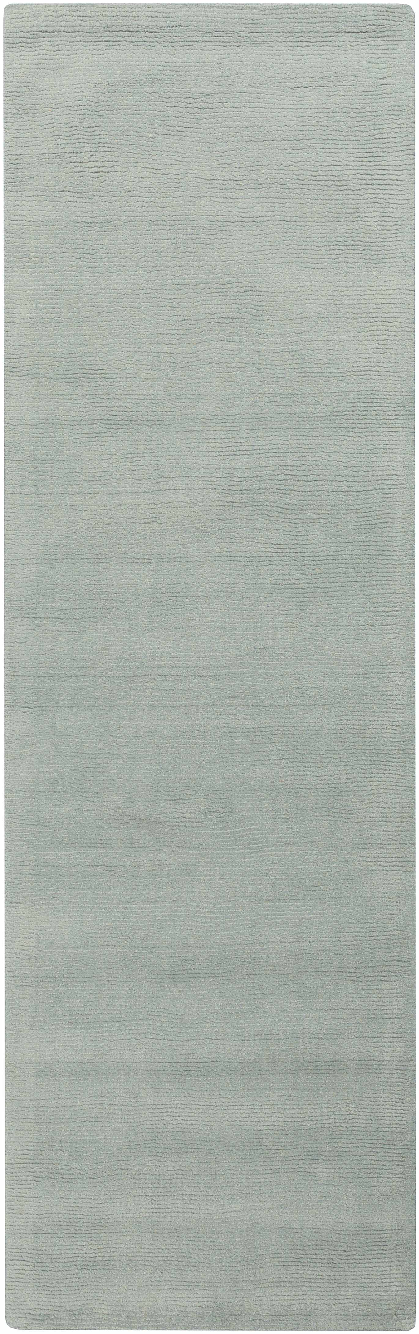 Brockton Solid Dusty Sage Wool Rug - Ornate Home