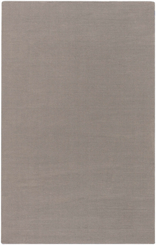 Brockton Solid Gray Wool Rug - Ornate Home