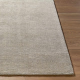 Brockton Solid Gray Wool Rug - Ornate Home