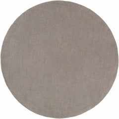 Brockton Solid Gray Wool Rug - Ornate Home