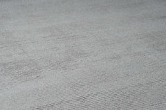 Brockton Solid Gray Wool Rug - Ornate Home