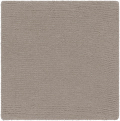 Brockton Solid Gray Wool Rug - Ornate Home
