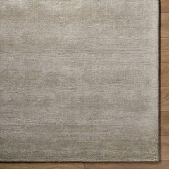 Brockton Solid Gray Wool Rug - Ornate Home