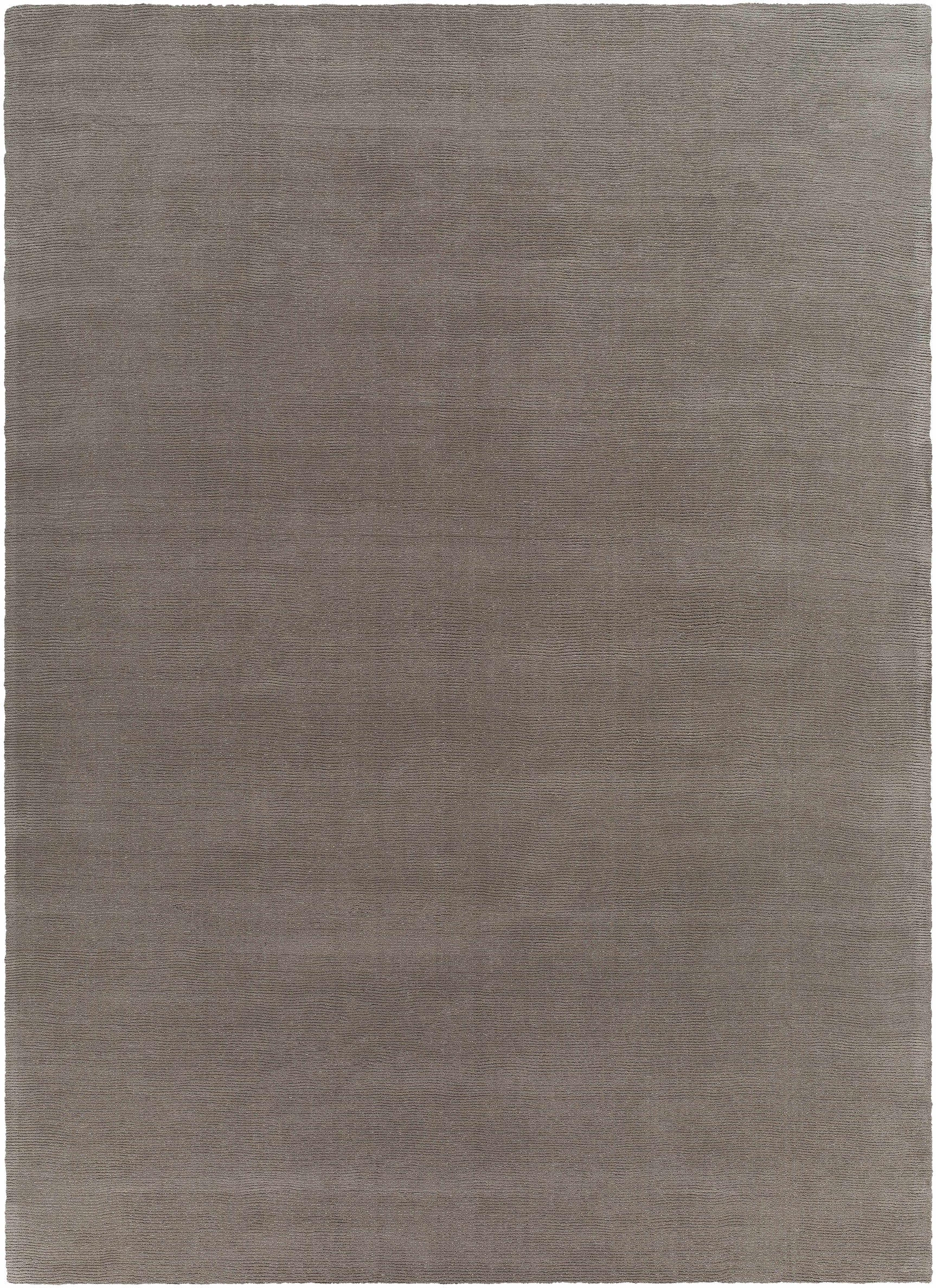 Brockton Solid Gray Wool Rug - Ornate Home