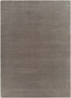 Brockton Solid Gray Wool Rug - Ornate Home