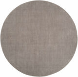 Brockton Solid Gray Wool Rug - Ornate Home